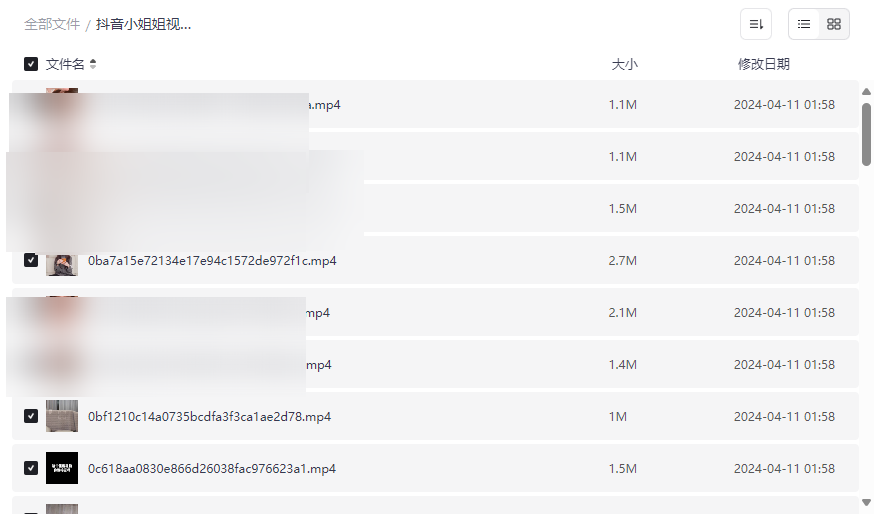 《抖音小姐姐热门视频合集》高清创意网盘资源下载-云盘资源分享