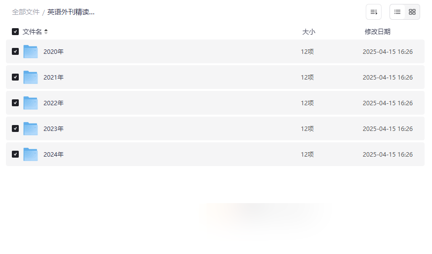 《2020-2024英语外刊精读全集》免费网盘资源下载-云盘资源分享