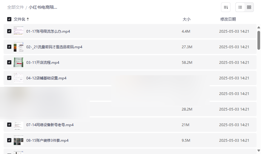 《小红书电商陪跑日出百单选品》实战课程资源免费下载-云盘资源分享