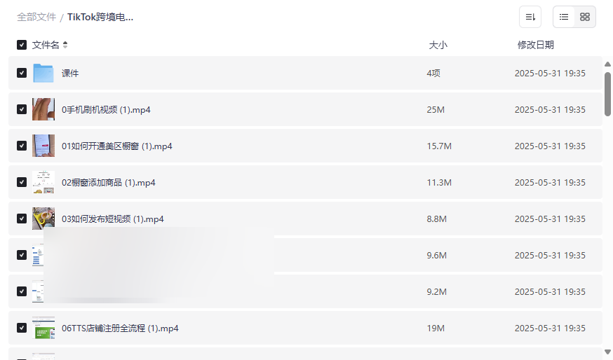《TikTok跨境电商从0-1全链路实操教程》免费网盘资源下载-云盘资源分享