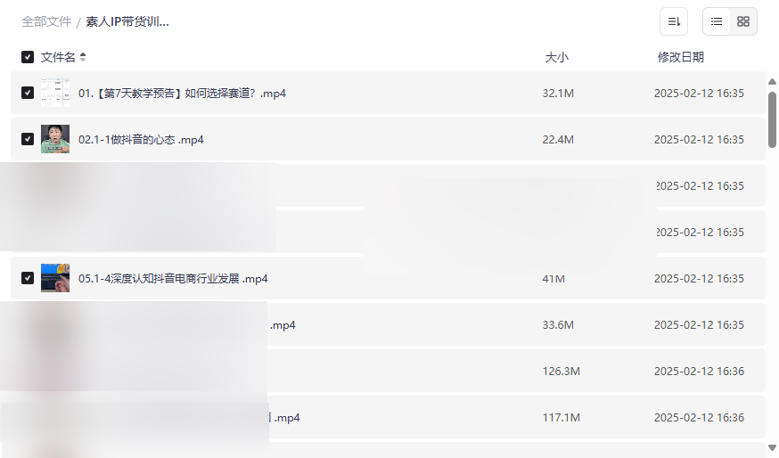 《素人IP带货训练营》全平台带货达人速成网盘资源合集-云盘资源分享