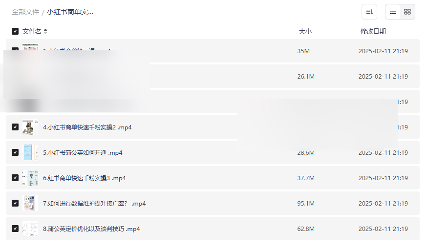 《小红书商单实战训练营从0到1》免费网盘资源下载-云盘资源分享