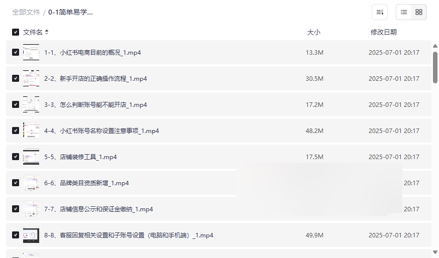 《小红书电商运营课程》零基础入门到精通实战指南网盘下载-云盘资源分享