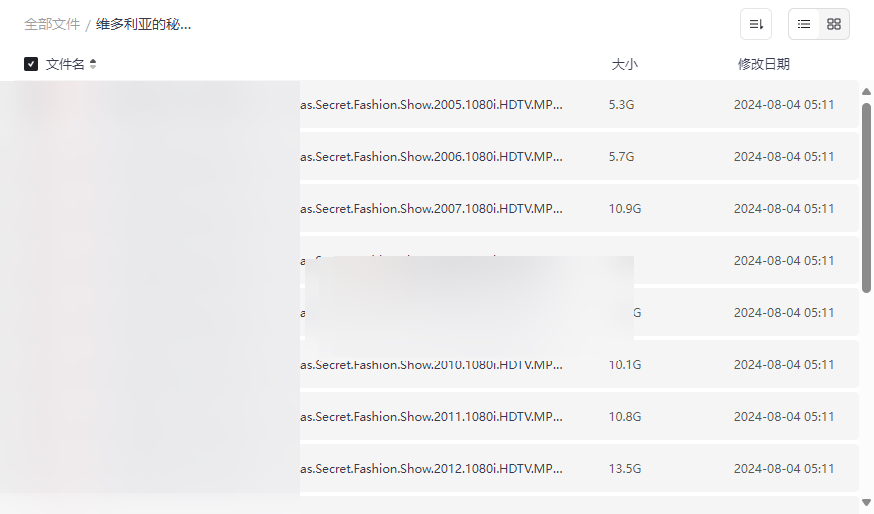 《维多利亚的秘密时装秀全集（2005-2018）》高清视频资源网盘下载-云盘资源分享
