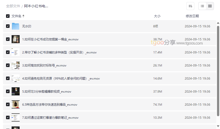 《阿本小红书电商陪跑营4.0》无水印高清录屏+实操指南网盘资源下载-云盘资源分享