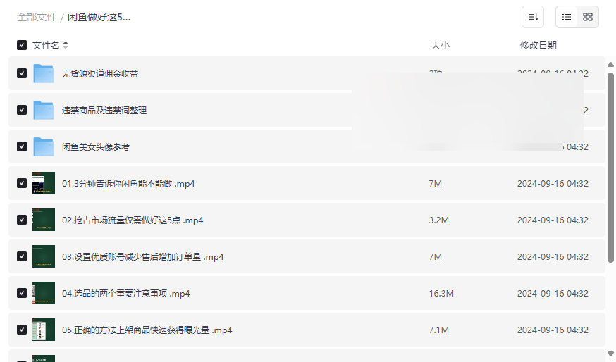《闲鱼店铺运营5步抢占市场流量秘籍》免费网盘资源下载-云盘资源分享