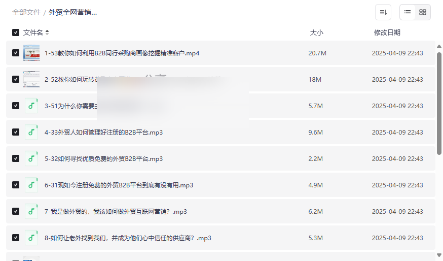《外贸全网营销实战课程》免费网盘资源下载突破传统局限，高效触达全球买家-云盘资源分享