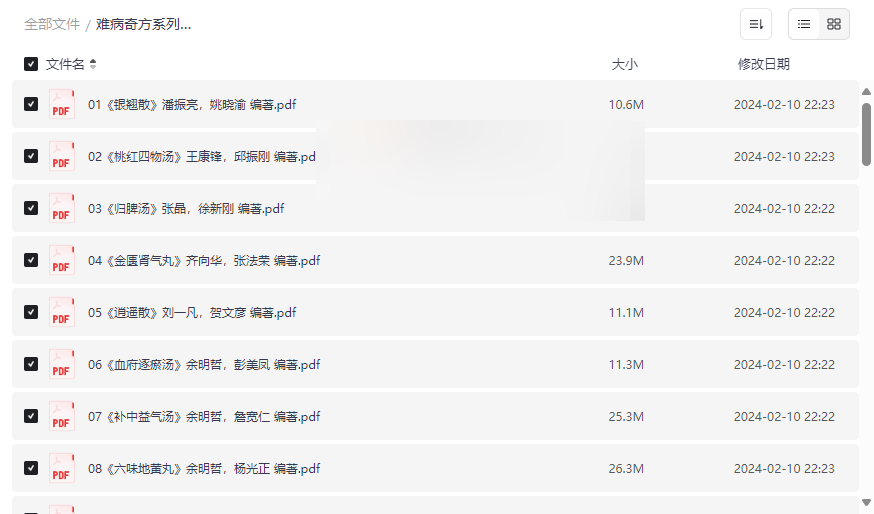 《难病奇方系列丛书（1-4辑全72册）》中医经典方剂深度解析与应用指南网盘资源下载-云盘资源分享