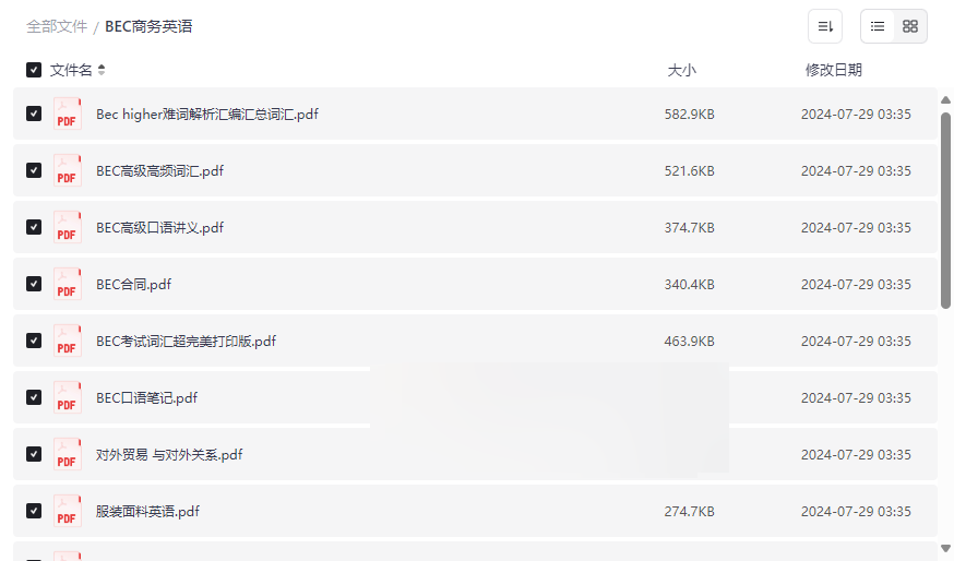 《BEC商务英语高级备考与职场提升》独家网盘资源合集下载-云盘资源分享