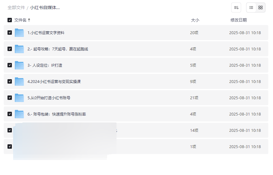 《小红书自媒体全流程SOP》2024最新网盘资源下载-云盘资源分享