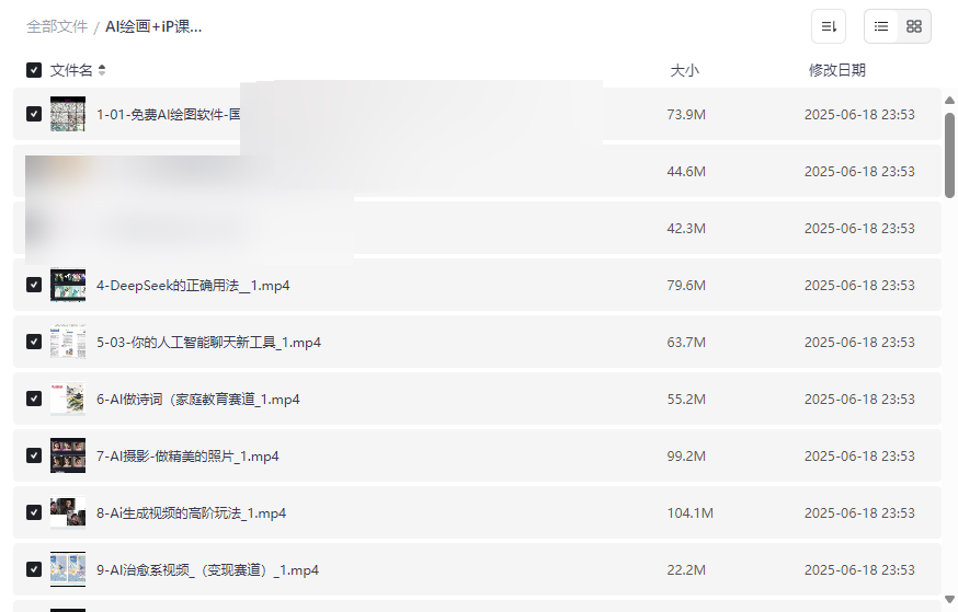 AI绘画与IP课程商业实战指南：从Midjourney到变现的全套网盘资源-云盘资源分享