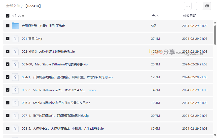《Stable Diffusion商业化训练班》从零到精通AI绘画实战课程网盘下载-云盘资源分享