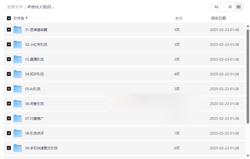 《IP合伙人知识付费虚拟项目》全链路实操指南网盘资源下载-云盘资源分享