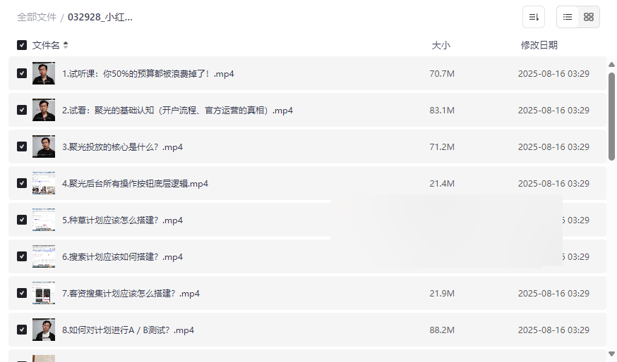 《小红书聚光投放全攻略》免费网盘资源下载从入门到精通投放技巧-云盘资源分享
