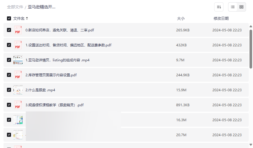 《亚马逊精选开店指南》完整网盘资源下载从注册到运营一站式教程-云盘资源分享