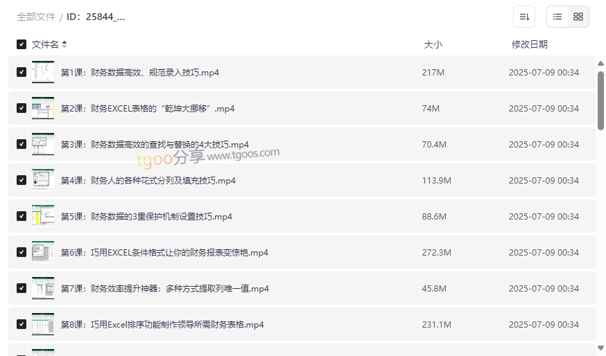 《财务Excel零基础速成课》网盘资源下载函数公式+数据透视表+PPT制作-云盘资源分享