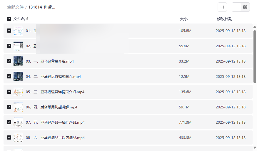 《科睿跨境亚马逊进阶课程》免费网盘资源下载-店铺运营与选品策略-云盘资源分享