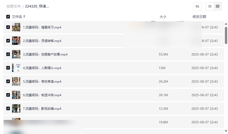《导演自媒体陪跑班2.0》起号全流程实战课程网盘资源下载-云盘资源分享