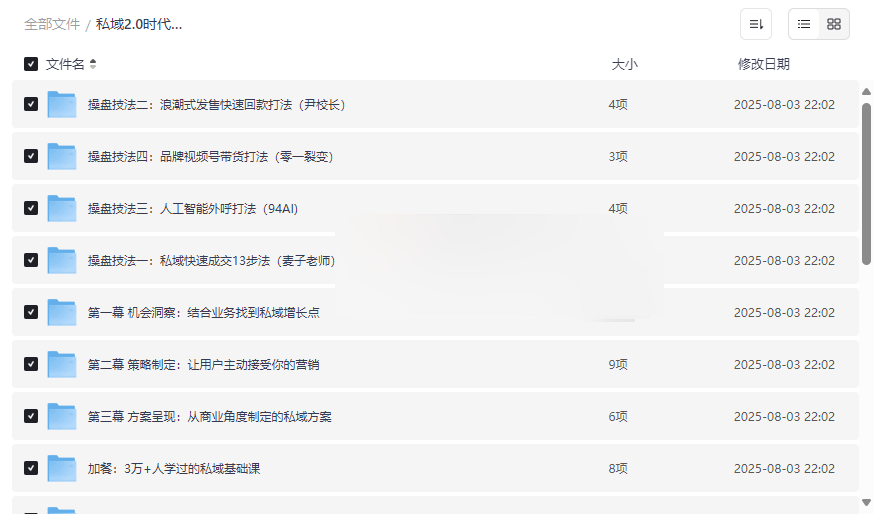 《私域2.0时代私域总监实训营》实战网盘资源下载-云盘资源分享
