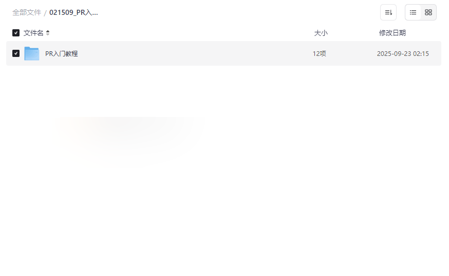 《Premiere Pro入门教程》12节系统课程网盘资源下载-云盘资源分享