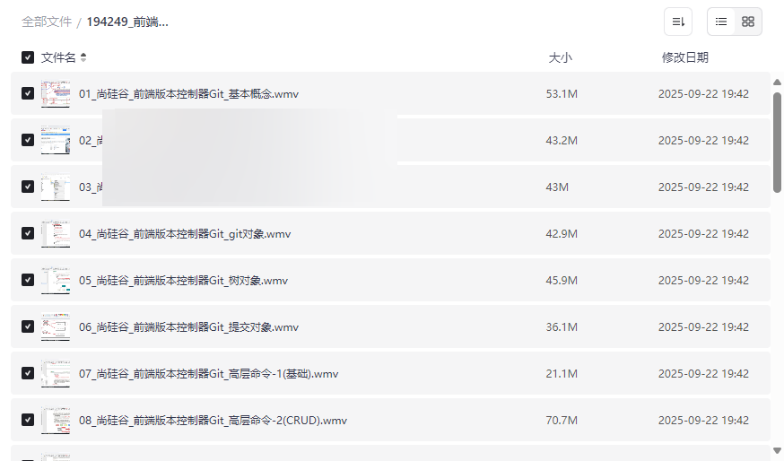 《尚硅谷前端Git全套视频教程》免费网盘资源下载-云盘资源分享