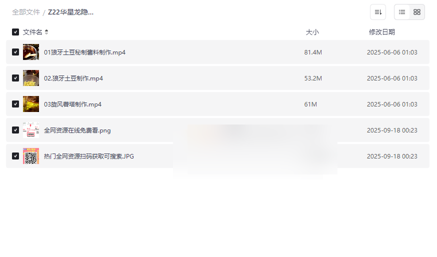 《华星龙隐小吃》狼牙土豆与旋风薯塔实体配方视频教程网盘下载-云盘资源分享