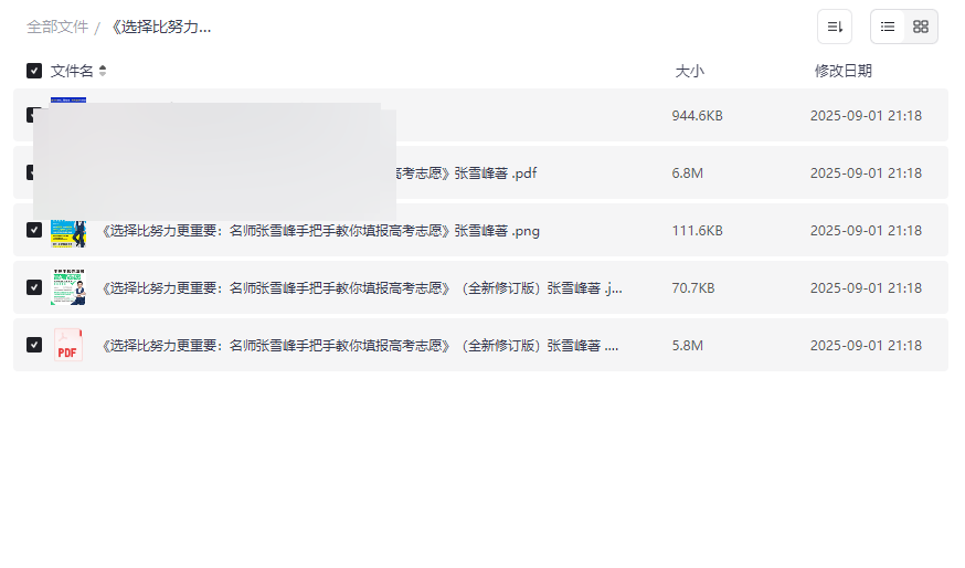 《高考志愿填报指南》张雪峰权威教程+PDF电子书+网盘福利下载-云盘资源分享