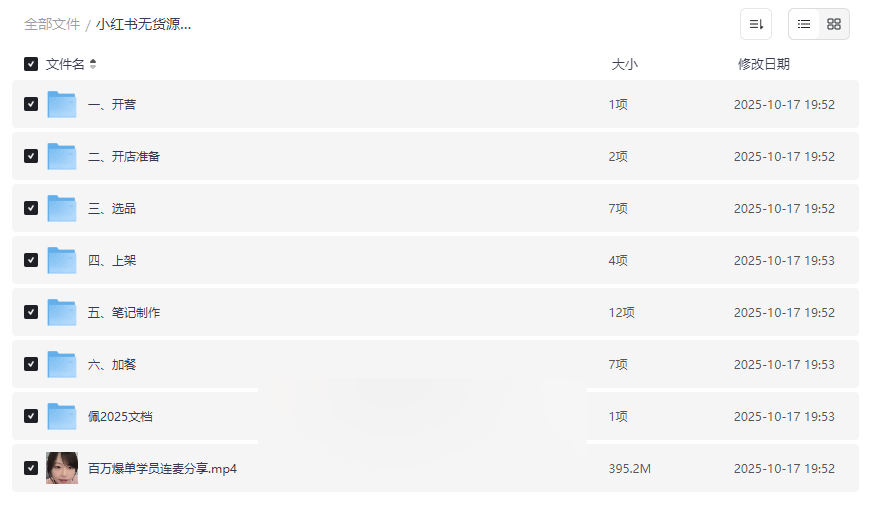 《小红书无货源0粉电商课》完整运营指南与实操资源下载-云盘资源分享
