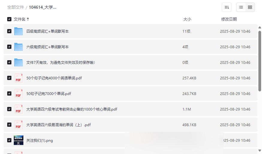 《大学英语四六级词汇专项精品课》免费网盘资源下载-云盘资源分享