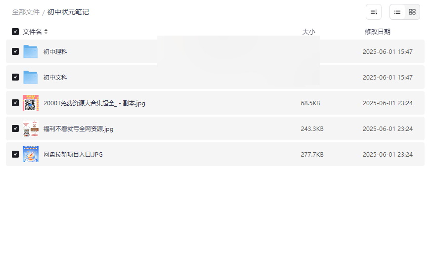 《初中状元笔记》全科精华合集下载 | 中考高效复习必备网盘资源-云盘资源分享