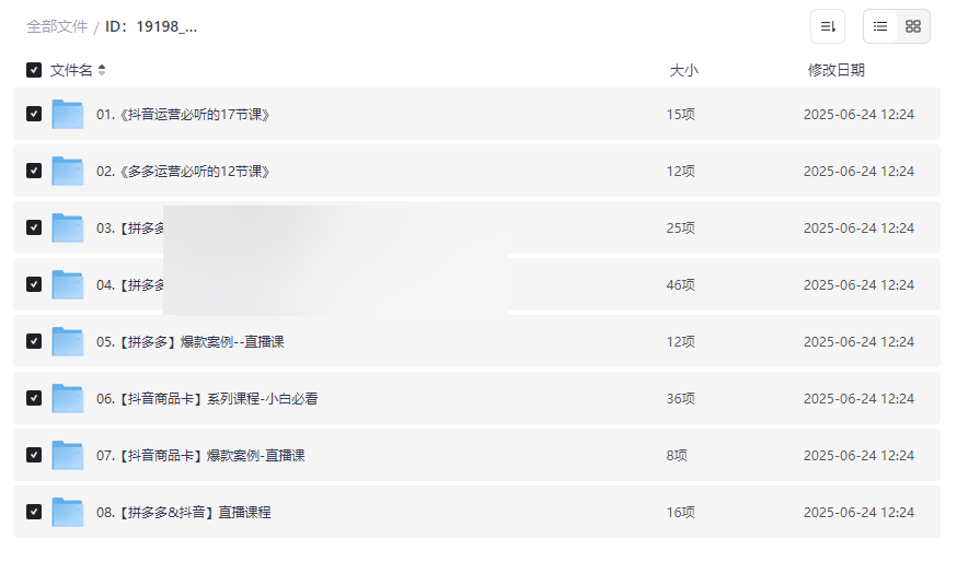 《2024拼多多+抖音小店无货源开店教程》免费网盘资源下载-云盘资源分享