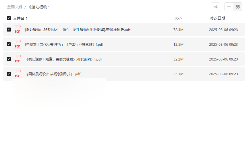 《湿地植物资源合集》全彩图鉴+园林设计+生态研究资料网盘下载-云盘资源分享