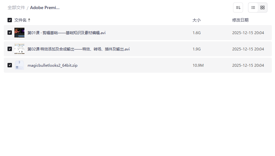 《郭术生亲授Adobe Premiere全流程教程》免费网盘资源下载-云盘资源分享