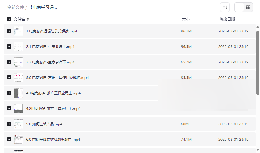 《21天电商运营从0到1实战课程》免费网盘资源下载-云盘资源分享