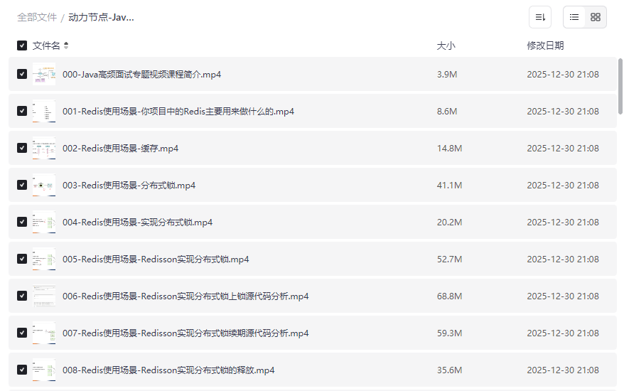 《动力节点Java高频面试题199个》网盘资源下载199题斩获Java开发offer-云盘资源分享