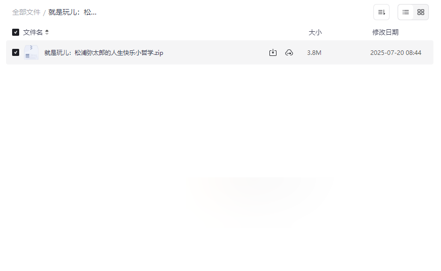 《就是玩儿：松浦弥太郎的人生快乐小哲学》免费网盘资源下载-云盘资源分享