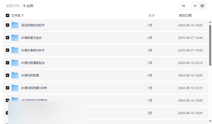 《壮阳补肾养生大全》免费网盘资源下载中医秘方+功法锻炼+药膳食疗-云盘资源分享