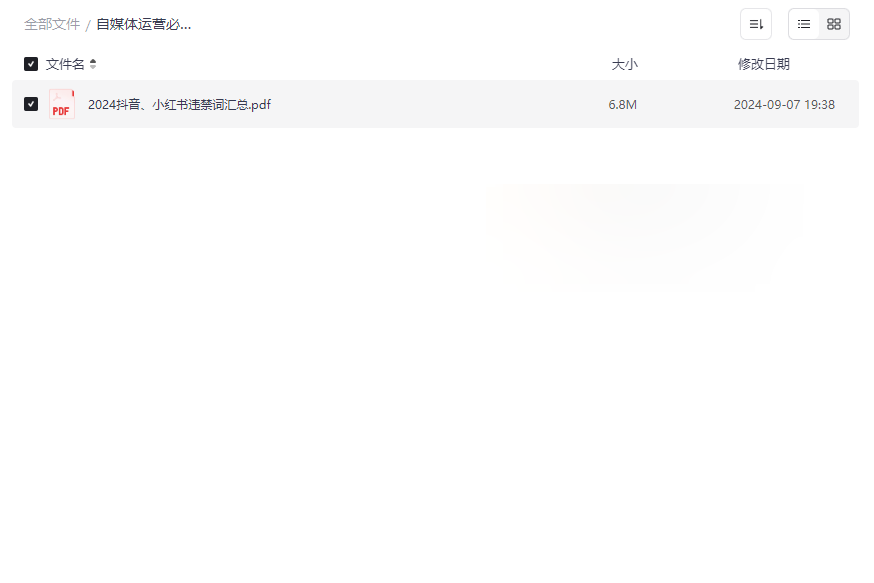 《2024抖音小红书违禁词汇总大全》自媒体运营必备避坑指南-云盘资源分享