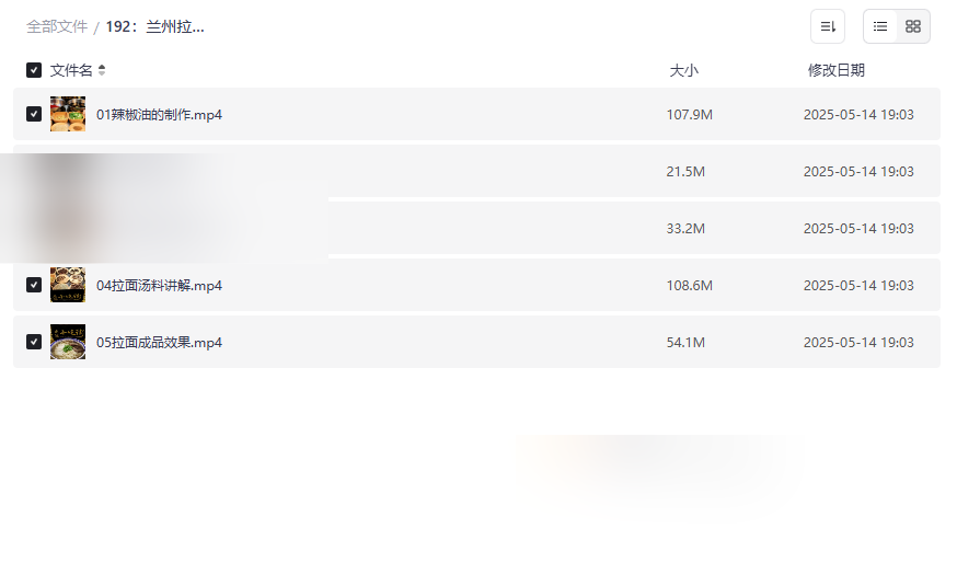 《兰州拉面实体店配方视频教程》全套网盘资源下载-云盘资源分享