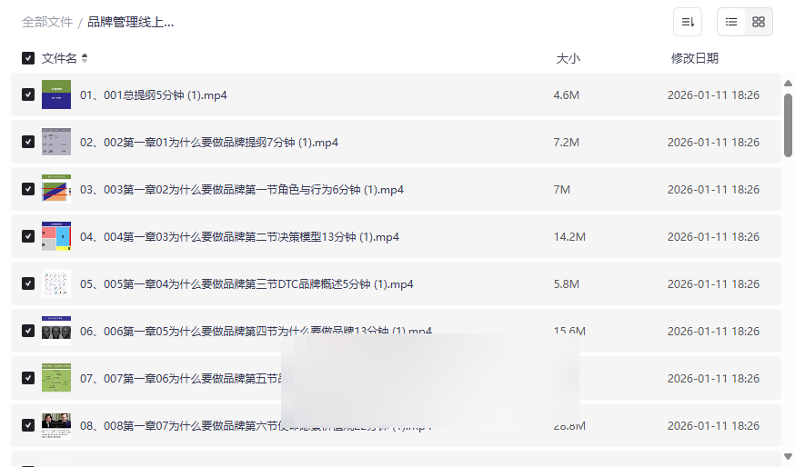 《品牌管理线上课程》系统提升品牌战略能力,免费网盘资源下载-云盘资源分享