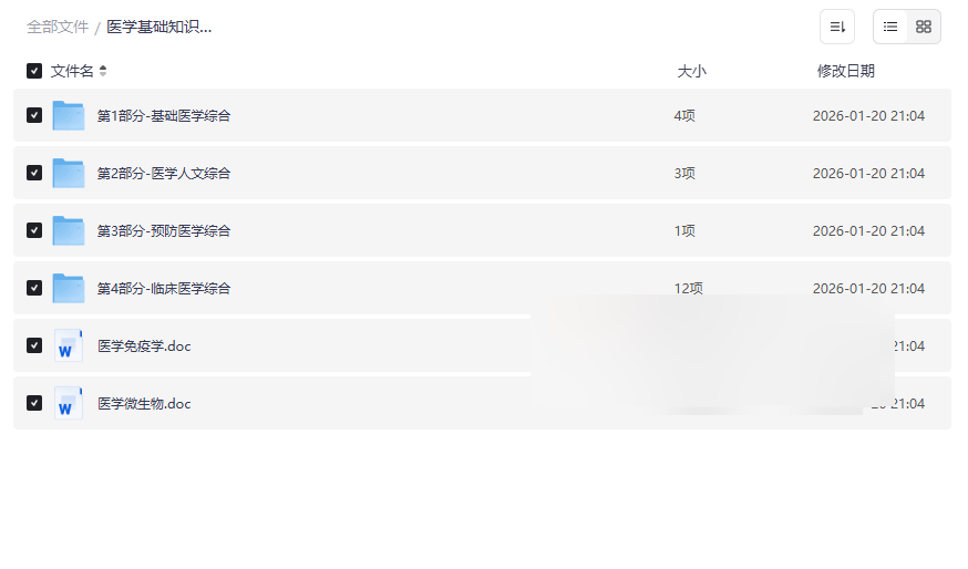 《医学基础知识背诵讲义》网盘资源下载 | 医考必备高效背诵资料-云盘资源分享