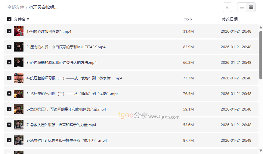 心理灵客松明《玩转压力:积极情绪养成课》网盘资源下载 | 系统化心理韧性训练指南-云盘资源分享