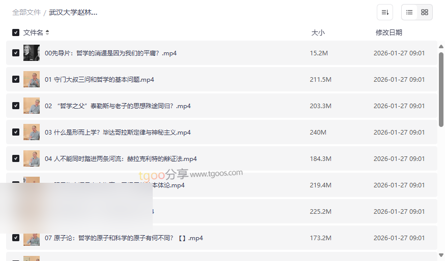 赵林教授《西方哲学课》完整视频下载 | 武汉大学名师哲学史网盘资源-云盘资源分享