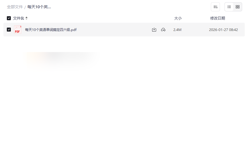 《每天10个英语单词搞定四六级》PDF网盘资源下载高效攻克核心词汇-云盘资源分享