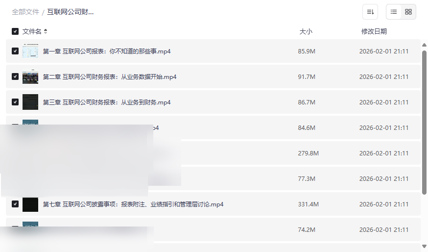 《互联网公司财务分析实务》完结课程网盘资源下载洞悉报表背后的秘密-云盘资源分享