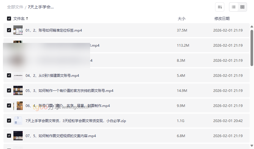 《7天上手学会图文带货变现》零基础入门到赚钱实战教程网盘资源下载-云盘资源分享