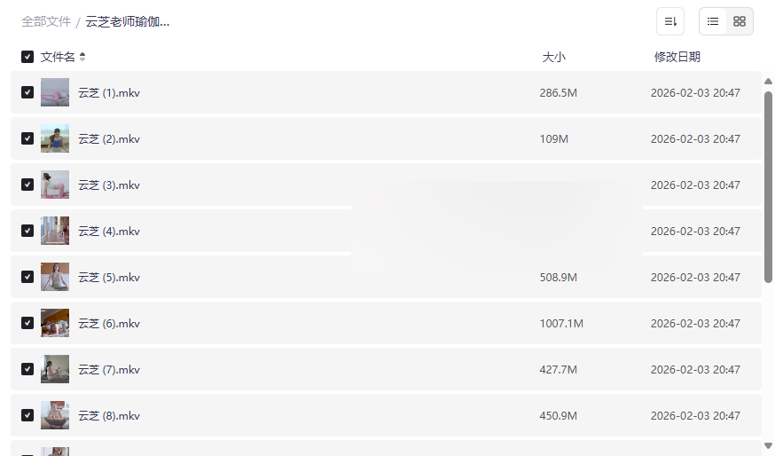 《云芝老师瑜伽课程全集》高清网盘资源下载从入门到精通的系统教学-云盘资源分享
