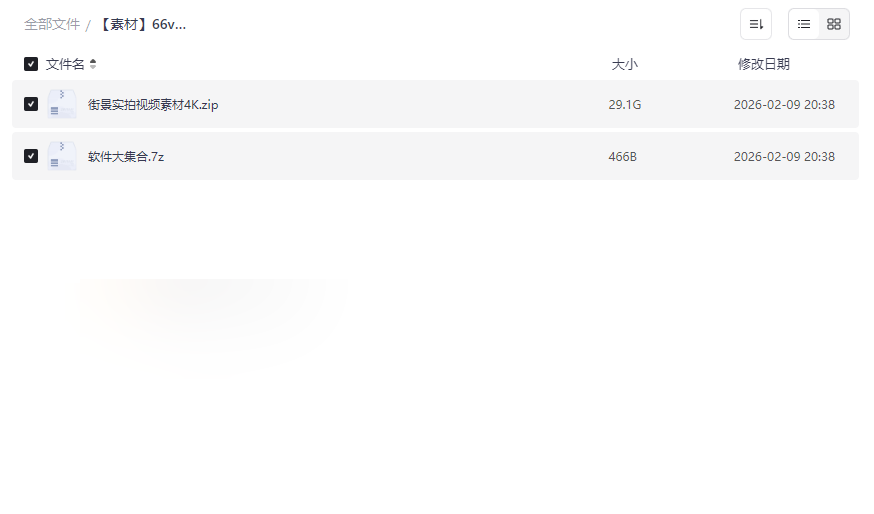 图片[1]-66段4K超高清街景实拍视频素材包+后期软件合集免费下载-云盘资源分享
