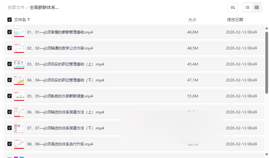 《全面薪酬体系与福利设计课》实战指南与工具包网盘资源下载-云盘资源分享