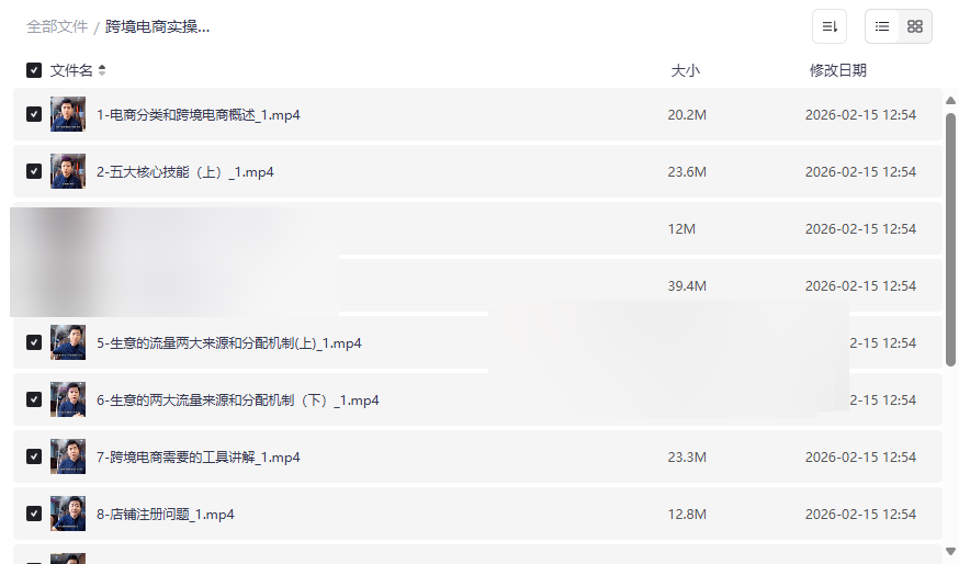 《跨境电商实操课程从零到精通》高清视频网盘资源下载-云盘资源分享